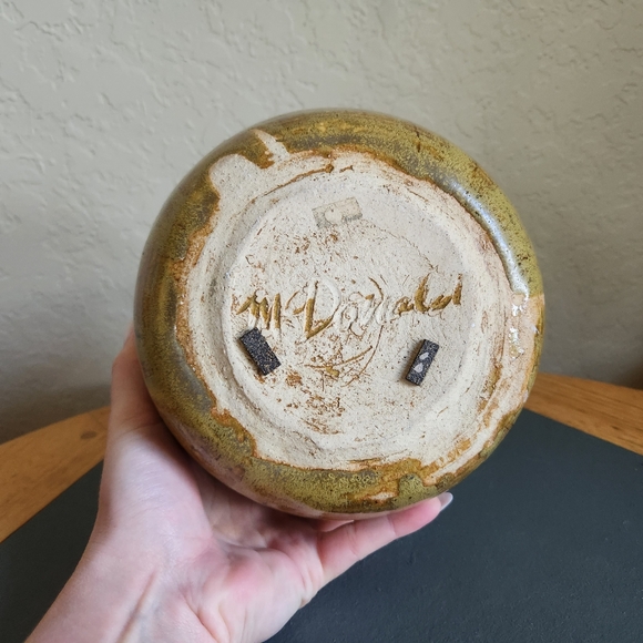 Vintage Studio Pottery Glazed Stoneware Vase - Picture 7 of 7